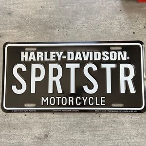 Harley-Davidson licence plate / FREE SHIPPING!